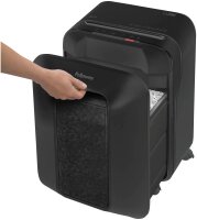 Fellowes Powershred LX200 Aktenvernichter mit Partikelschnitt P-4, 4 x 12 mm, bis 12 Blatt, schwarz