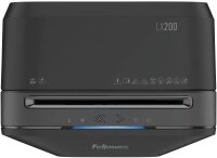 Fellowes Powershred LX200 Aktenvernichter mit Partikelschnitt P-4, 4 x 12 mm, bis 12 Blatt, schwarz