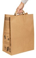 trodat Papier-Tragetaschen TÜTLE XL braun 32,0 x...