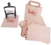 trodat Papier-Tragetaschen TÜTLE XL braun 32,0 x 41,0 cm, 100 St.