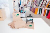 trodat Papier-Tragetaschen TÜTLE XL braun 32,0 x 41,0 cm, 100 St.