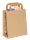 100 trodat Papier-Tragetaschen TÜTLE M braun 18,5 x 22,0 cm  ( 279577 )