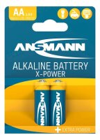 ANSMANN Batterien X-POWER Alkali-Mangan Mignon AA 1,5 V, 2 St.