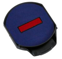 trodat Ersatzstempelkissen 6/15/2 blau/rot 4,5 x 4,5 cm,...