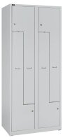 BISLEY LIGHT Z-Spind lichtgrau GL08Z645, 4...