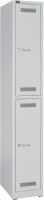 BISLEY LIGHT Spind lichtgrau GL03S2645, 2 Schließfächer 30,0 x 50,0 x 185,0 cm