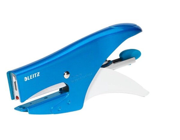 LEITZ Heftzange 5531 WOW blau-metallic, 1 St.