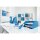 LEITZ Heftzange 5531 WOW blau-metallic, 1 St.