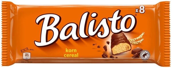 Balisto Korn Schokoriegel 8 Riegel, 8 St.