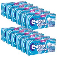 Extra® Refreshers PEPPERMINT Kaugummis 12 x 8...