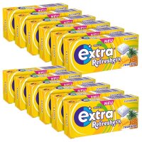 extra® Refreshers TROPICAL Kaugummis 12x 8 Dragees,...