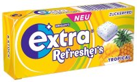 extra® Refreshers TROPICAL Kaugummis 12x 8 Dragees,...