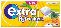 extra® Refreshers TROPICAL Kaugummis 12x 8 Dragees, 12 St.
