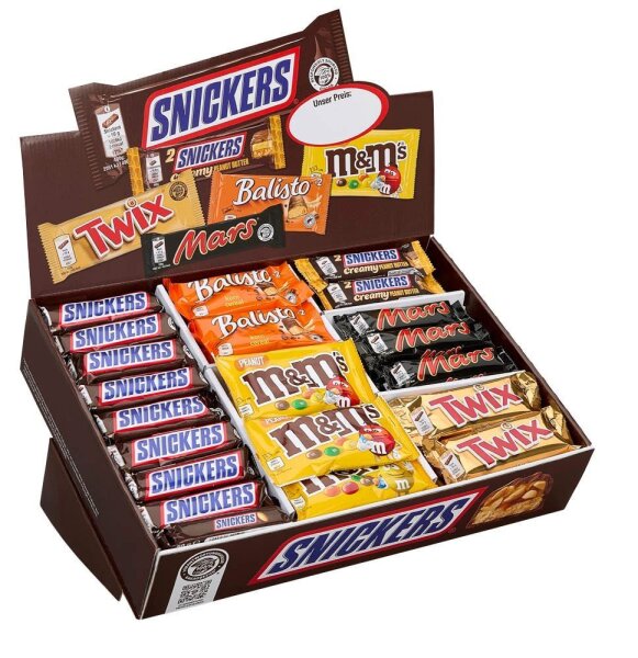 SNICKERS Topsellerbox Schokoriegel 72 St.  ( 466139 )