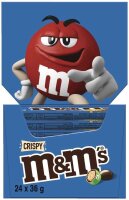 m&ms CRISPY Schokobonbons 24x 36,0 g, 24 St.