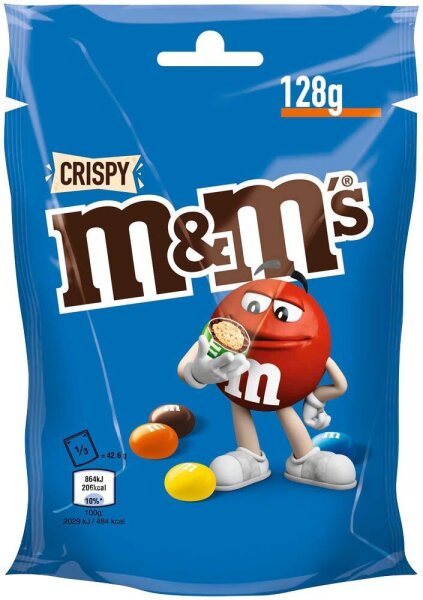 m&ms Crispy Schokobonbons 128,0 g  ( 464209 )