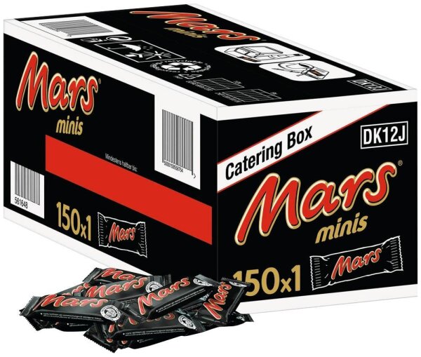 Mars Minis Schokoriegel 150 Riegel  ( 462444 )