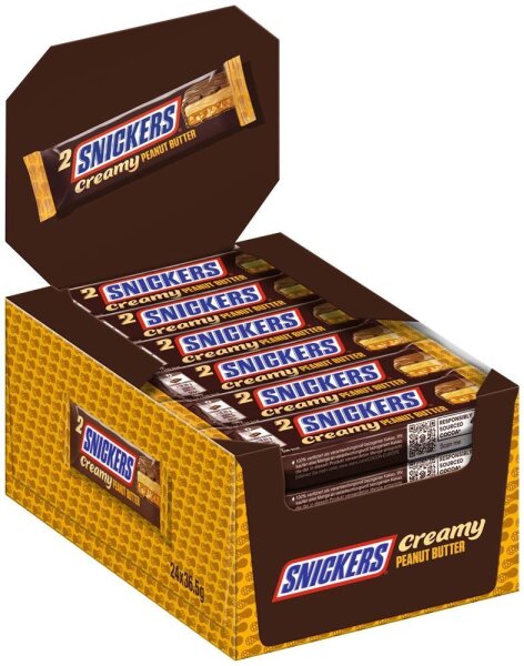 SNICKERS Creamy Peanut Butter Schokoriegel 24 Stück  ( 458734 )