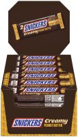 SNICKERS Creamy Peanut Butter Schokoriegel 24 Stück...