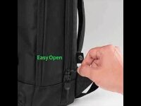 DICOTA Laptop-Rucksack Slim Eco MOTION Kunstfaser schwarz bis 35,8 cm (14,1 Zoll)