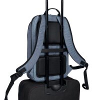 DICOTA Laptop-Rucksack Slim Eco MOTION Kunstfaser denim blau bis 35,8 cm (14,1 Zoll)