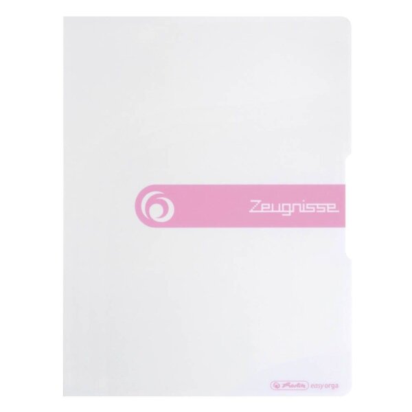 herlitz easy orga to go Zeugnismappe DIN A4, 20 Hüllen weiß, 1 St.