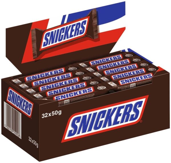 SNICKERS Schokoriegel 32 Riegel  ( 462662 )