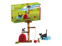 Schleich® Farm World 42501 Spielspaß für niedliche Katzen Spielfiguren-Set