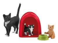 Schleich® Farm World 42501 Spielspaß für niedliche Katzen Spielfiguren-Set