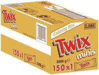 TWIX Minis Schokoriegel 150 Riegel  ( 462206 )