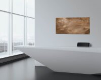 SIGEL Glas-Magnettafel artverum® 91,0 x 46,0 cm Used-Bronze