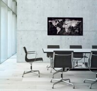 SIGEL Glas-Magnettafel artverum® 91,0 x 46,0 cm World-Map