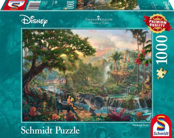 Schmidt Disney Dschungelbuch Dschungelbuch Puzzle, 1000 Teile