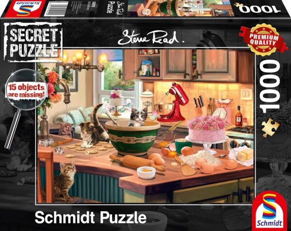 Schmidt Secret Puzzle Am Küchentisch Puzzle, 1000 Teile