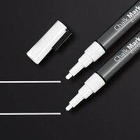 SIGEL 20 Kreidemarker weiß 1,0 - 2,0 mm, 2 St.