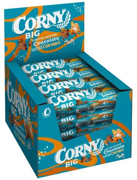CORNY BIG Limited Edition Schoko Salted Caramel Müsliriegel 24  Riegel, 24 St.