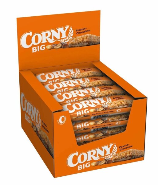 CORNY BIG Peanut-Chocolate Müsliriegel 24 Riegel, 24 St.