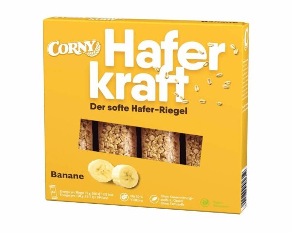 CORNY Haferkraft Banane Müsliriegel 4 Riegel  ( 3007271 )