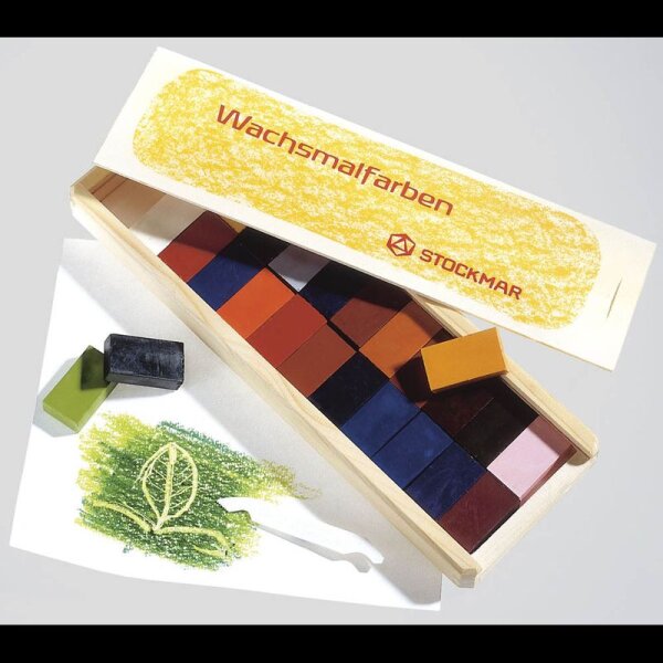 STOCKMAR Wachsmalblöcke farbsortiert, 24 St.