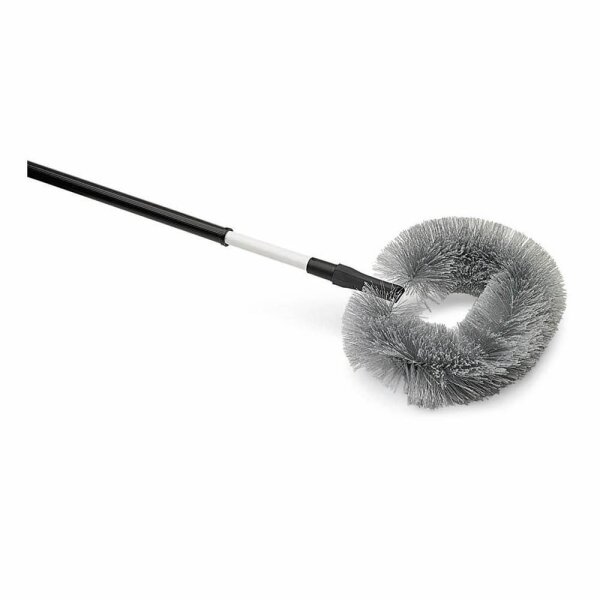Nölle Staubbesen Oval mit Teleskopstiel grau Kunststoff 31,0 cm breit