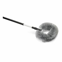 Nölle Staubbesen Oval mit Teleskopstiel grau...