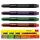 ONLINE® Tintenpatronen für Füller 17026 5x lila, 5x grün, 5x schwarz, 5x rot, 20 St.