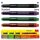 ONLINE® Tintenpatronen für Füller 17026 5x lila, 5x grün, 5x schwarz, 5x rot, 20 St.