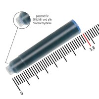 ONLINE® Tintenpatronen für Füller 17113/12 königsblau, 6 St.