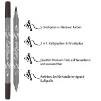 ONLINE® Calli.Brush Double Classic Brush-Pens...
