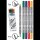 ONLINE® Calli.Brush Double Classic Brush-Pens farbsortiert, 5 St.  ( 19077 )