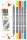 ONLINE® Calli.Brush Double Neon Brush-Pens farbsortiert, 5 St.