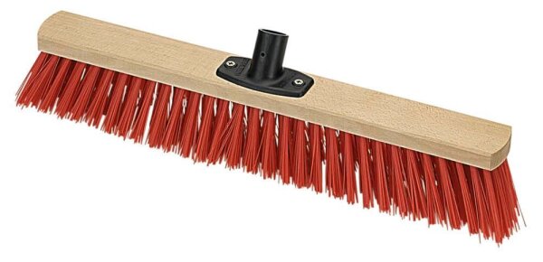 Nölle Besenkopf Power Stick Saalbesen rot Holz 60,0 cm breit