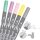 ONLINE® Calli.Brush Double Pastel Brush-Pens farbsortiert, 5 St.
