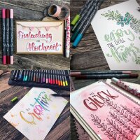 ONLINE® Calli.Brush Brush-Pens farbsortiert, 24 St.